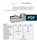 Torsion Testing Machine