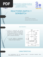 Reactor Batch y Semibatch