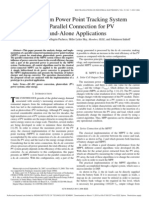 A Maximum Power Point Tracking System With Parallel Connection For PV Stand-Alone Applications