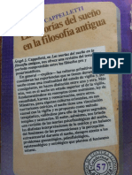 Ángel J. Cappelletti, Las Teorías Del Sueño en La Filosofía Antigua PDF