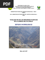 Estudio Hidrologico Mala 0 0 PDF