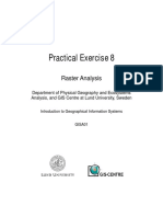 Practical Exercise 8: Raster Analysis