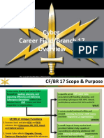 Cyber Branch 17A Overview Brief