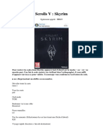 Skyrim The Elder Scrolls Cheat Codes