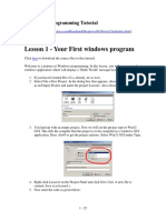 C Windows Programming Tutorial PDF