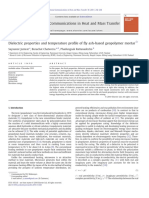 Dielectric Properties and Temperature Profile