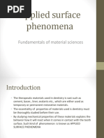 Applied Surface Phenomena