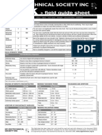 Field Guide Sheet Description of Soil and Rock 2005 PDF