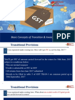 Basic Concepts of Transition & Invoice I20177804