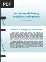 Ancaman Di Bidang Ipoleksosbudhankam