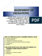 Extinguishment of Obligations