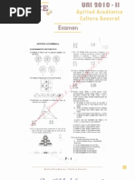Exemen Uni 2010-2 Aptitud y Cultura General Por La Academia Trilce