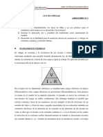 Lab N°5 Ley de Ohm