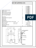 Lifting Lug Calculation