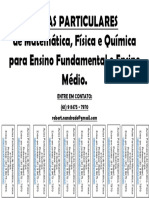 AULAS PARTICULARES de Matemática PDF