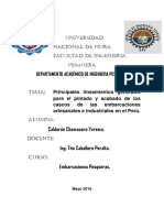 Principales Lineamientos Generales para El Pintado y Acabado de Los Cascos de Las Embarcaciones Artesanales e Industriales en El Perú.