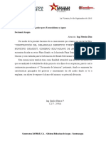 Documento de Intención Choroní PDF