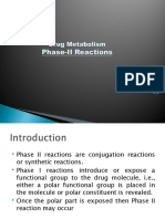 Drug Metabolism - Phase II