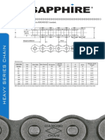 Sapphire Heavy Series Chains Are Built To ASME/ANSI B29.1 Standards