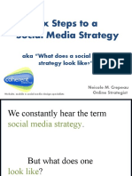 Six Steps To A Social Media Strategy