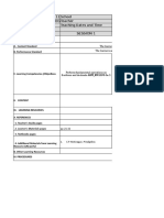 GRADE 11 School Daily Lesson Log Teacher Teaching Dates and Time