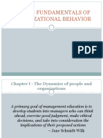 Part I Fundamentals of Organizational Behavior