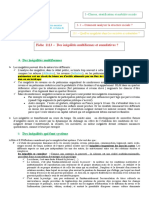 Fiche 1113 - Des Inégalités Multiformes Et Cumulatives ?