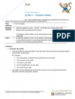 Cambridge English Starters (YLE Starters) Listening Part 1 v3