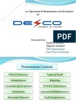 Electricity Distribution, Operation & Maintenance of Sub-Station