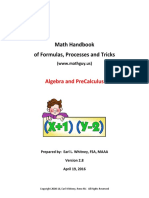 Algebra Handbook