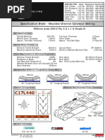 BMG 600BW Class 250-2 Ply Chevron Belt Datasheet