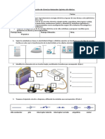 Evaluacion de Ciencias Naturales Quinto Ano Basico La Electricidad