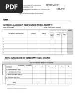 Hoja de Calificación Informe-Exposicion 2017-II