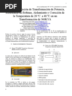 Pruebas A Transformadores de Potencia