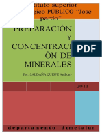 Concentracion de Minerales