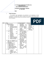 CAT Topic Outline