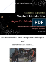 Chapter I: Introduction To Economics in Daily Life