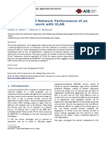 Enhancement of Network Performance of An Enterprises Network With VLAN