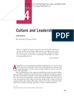 Culture and Leadership