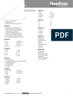 Progress Tests Answers: Progress Test 1 Exercise 1 Exercise 8