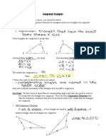 Geometry 5 - Congruent Triangles - 1