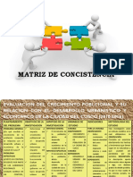 Matriz de Concistencia