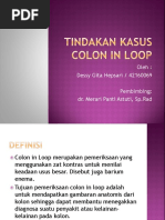 Tindakan Kasus Colon in Loop