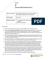 Cambridge English Advanced Cae From 2015 Speaking Part 2