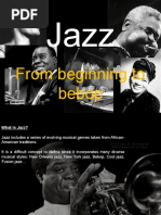 Jazz From Beginning To Bebop