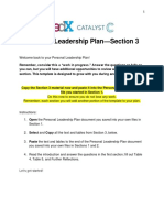 PersonalLeadershipPlan Section 3