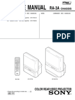 KP-43T75A - Proyector - Chasis RA-3A