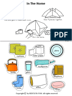 Fold and Glue To Make Each Room. Glue 4 Pieces Together.: Plate Cushions