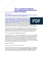 Republic Act No. 10172 - Correction of Clerical and Typographical Errors in Month and Date of Birth and Sex of A Person Appearing in Civil Register