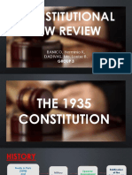 Constitutional Law Review: BANICO, Herminio K. DADIVAS, Ma. Louise B